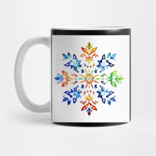 Snowflake Design - Pen & Ink Mug
